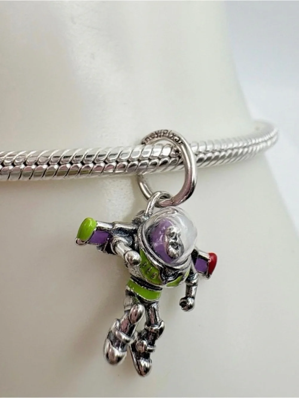 Like new Pandora Disney Pixar Toy Story Buzz Lightyear Dangle Charm Sterling Sil